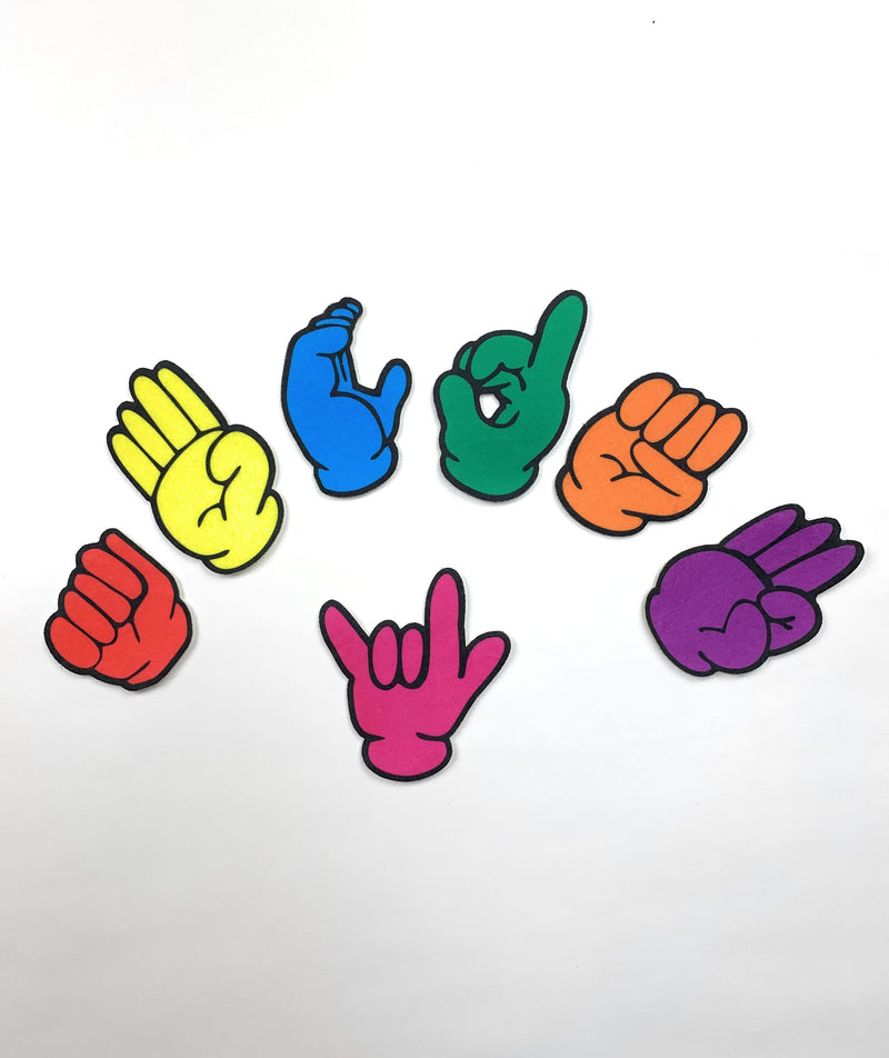 ASL Alphabet + ILY Hand Shape Felt Set