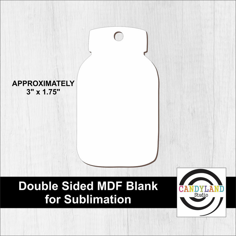 Mason Jar MDF Blanks - Double Sided