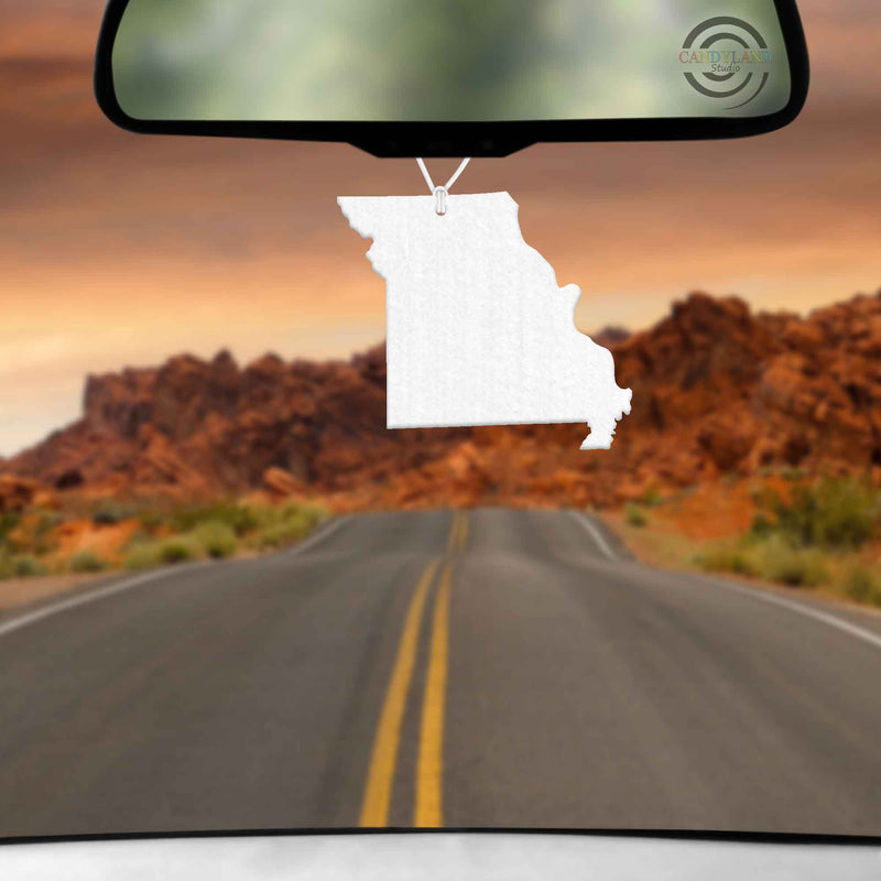 Missouri State Shape Felt Blanks