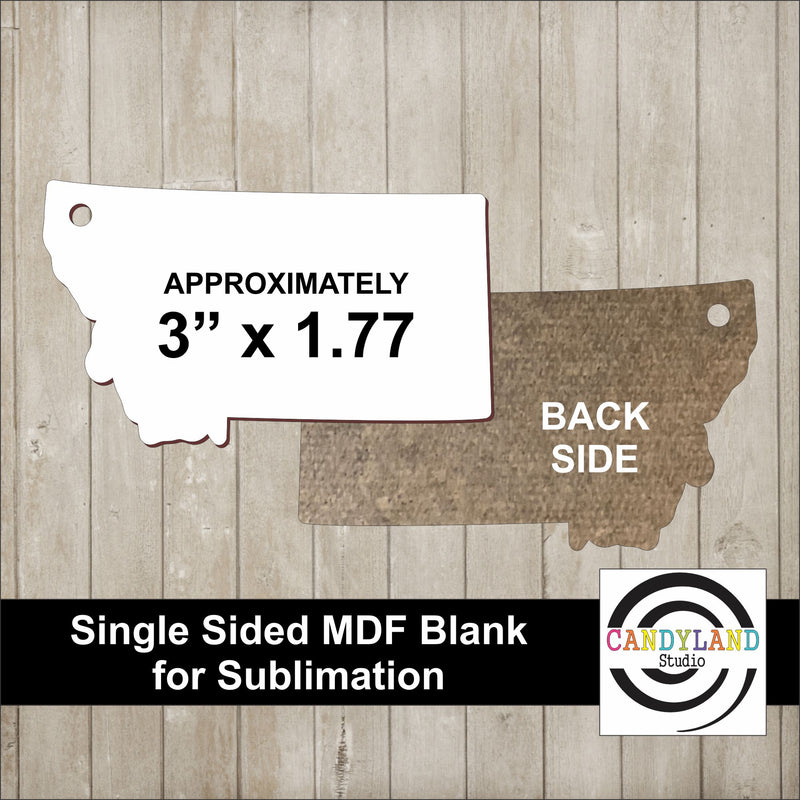 Montana State MDF Blanks - Single Sided