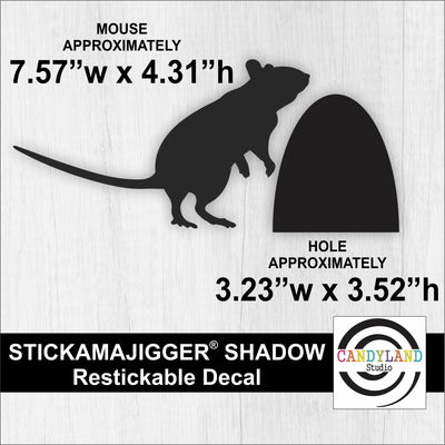 STICKAMAJIGGER® Shadows - Mouse + Mouse Hole