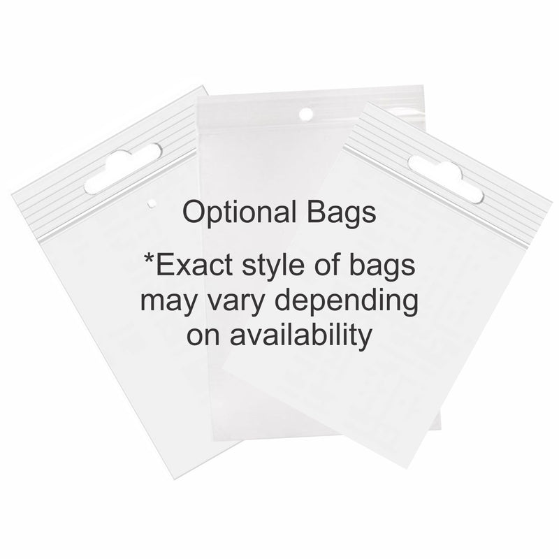 2mil Zip Closure 4x6 Resealable Bags with Hang Hole