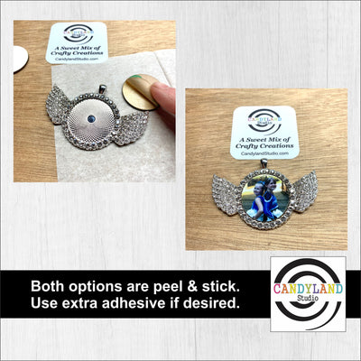 30mm Heart Cabochon Tray Non Metal Inserts