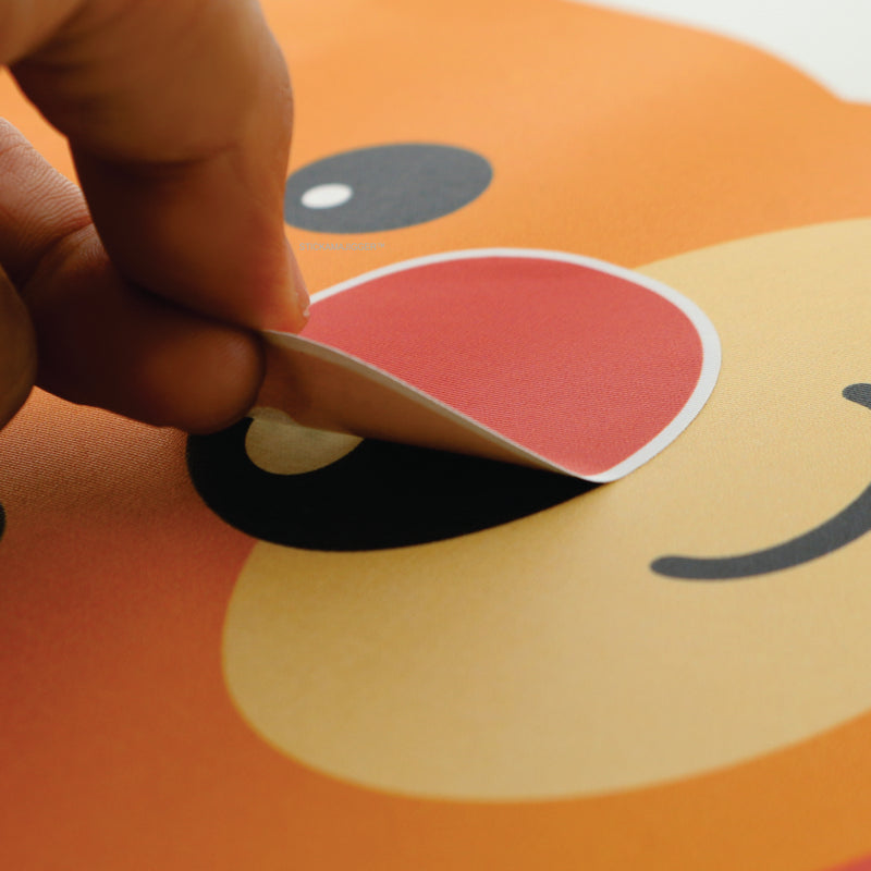 STICKAMAJIGGER™ Poster Game - Stick the Red Nose on the Reindeer - Restickable & Reusable Game Pieces