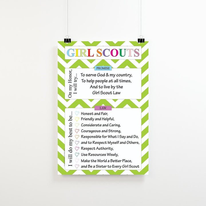 Girl Scout Promise And Law Printable Free Girl Scout Promise And Law Printable Free