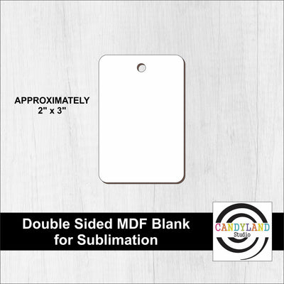 Rectangle MDF Blanks - Double Sided