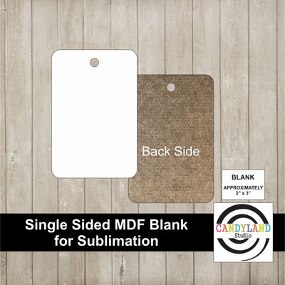 Rectangle MDF Blanks - Single Sided