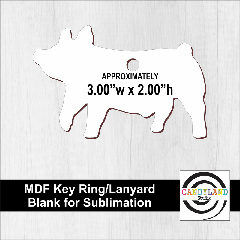 Show Pig MDF Sublimation Blanks