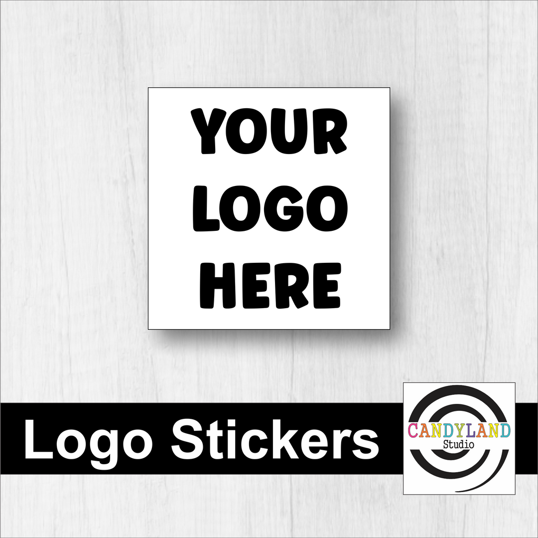Custom Square Logo Stickers