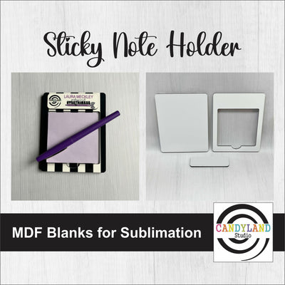 Sticky Note Holder - Rectangle Name Tag