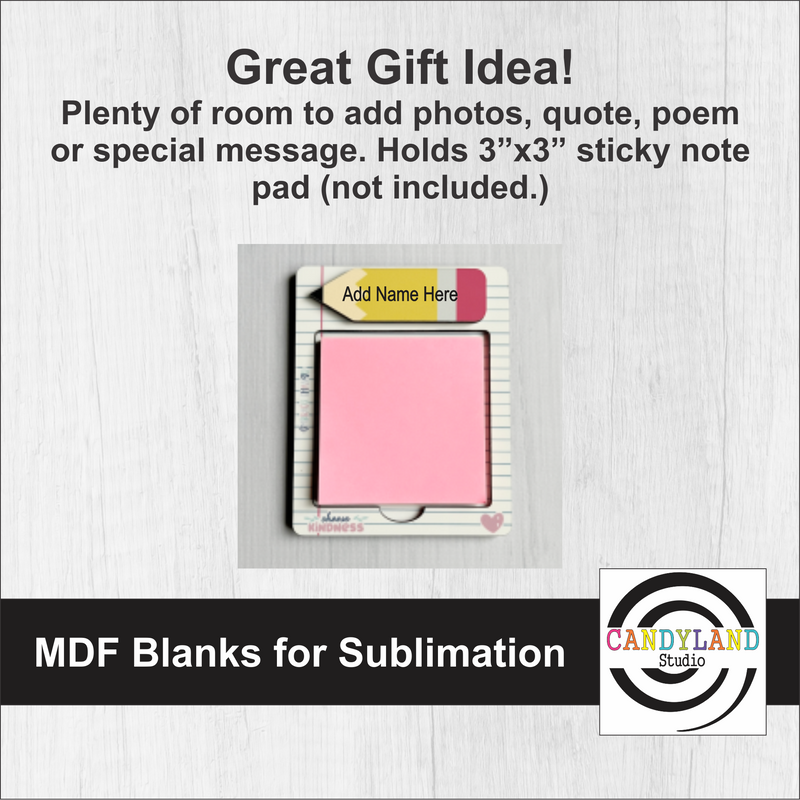 Sticky Note Holder - Pencil