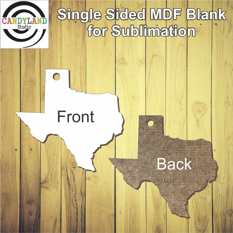 Texas MDF Blanks - Single Sided