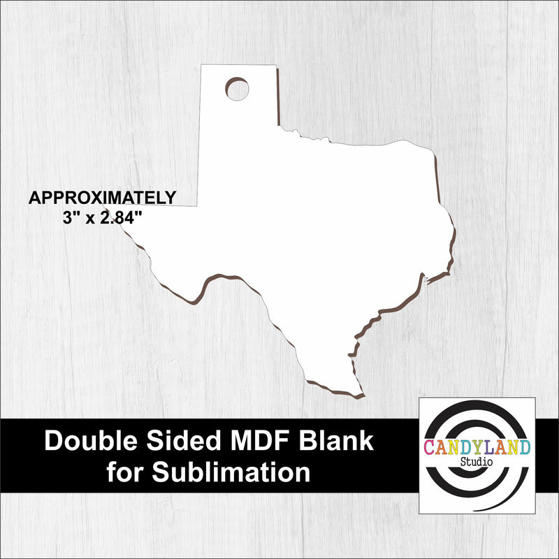 Texas MDF Blanks - Double Sided