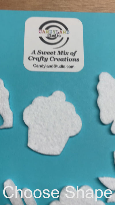 Water Droplet / Teardrop Shape Felt Wax Dippers