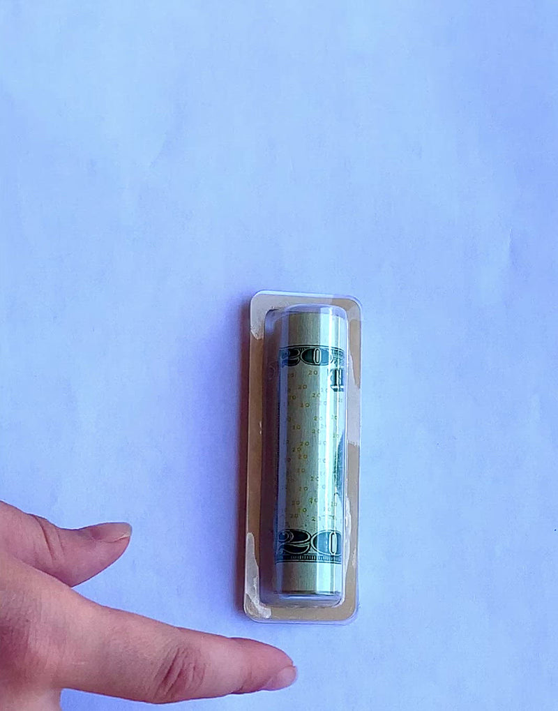 Plastic Lip Balm Favor Money Card Holder | Self Adhesive | Dome Blister Pouch