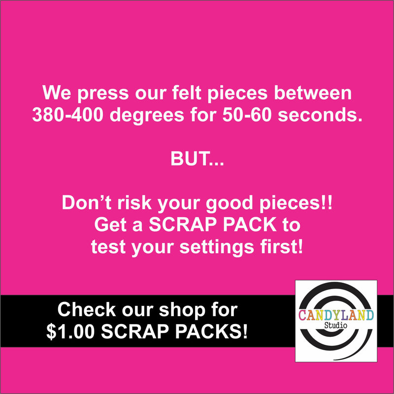Diamond Earrings STIFF Polyester Felt Sublimation Blanks