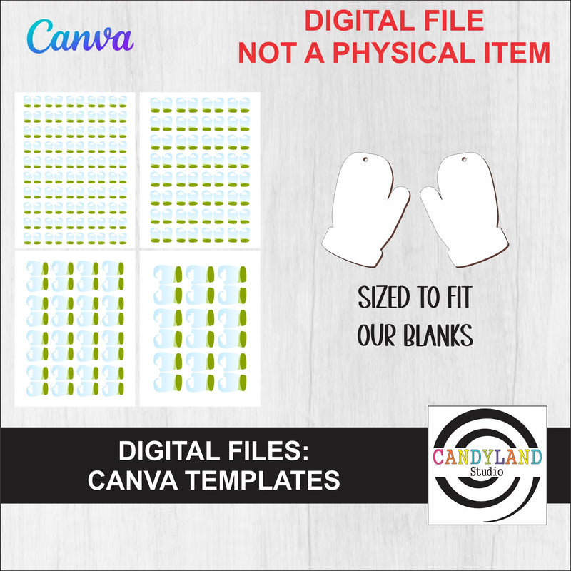 a digital file with the words digital files canva templates
