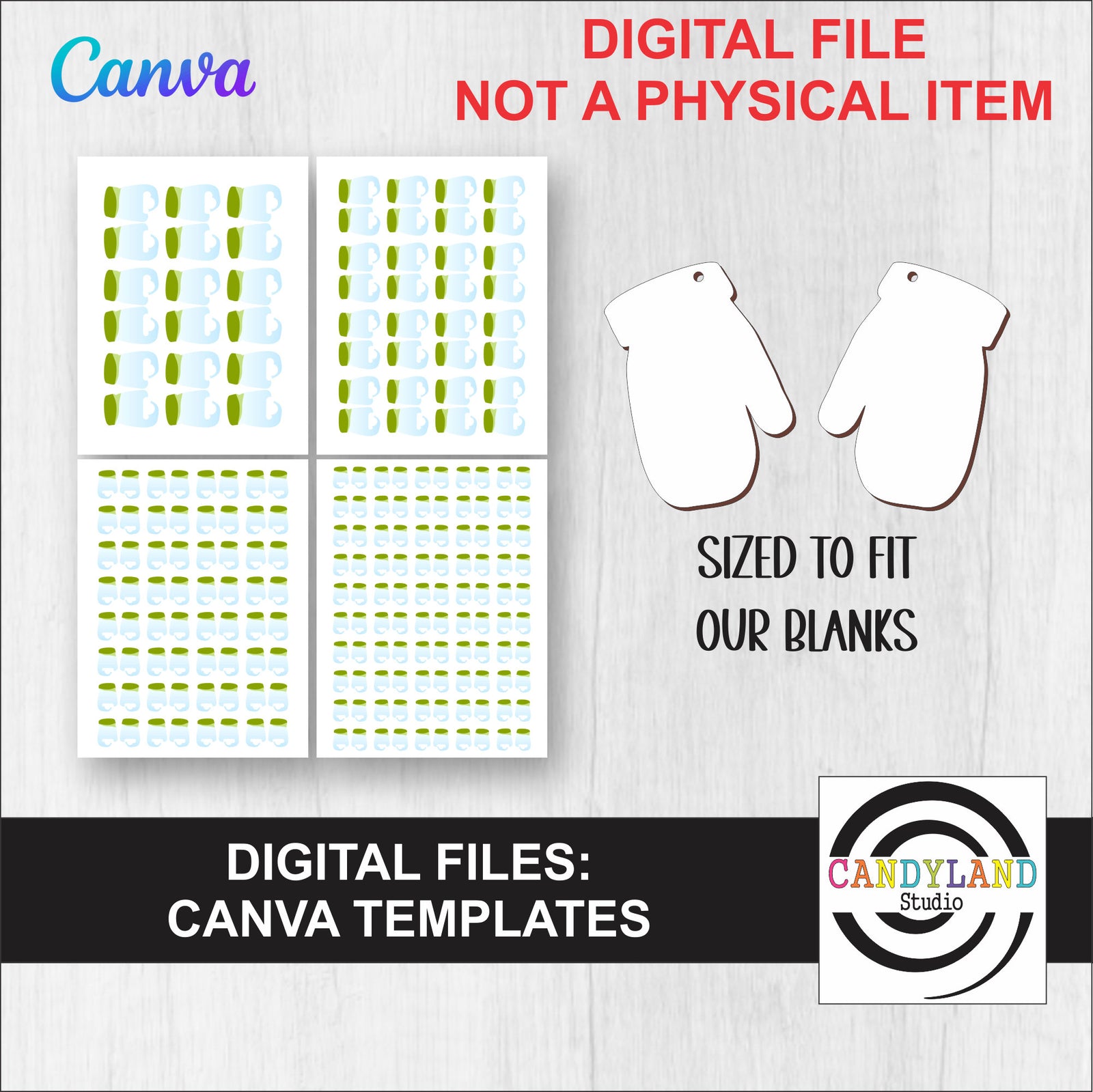 a digital file with a picture of a pair of gloves