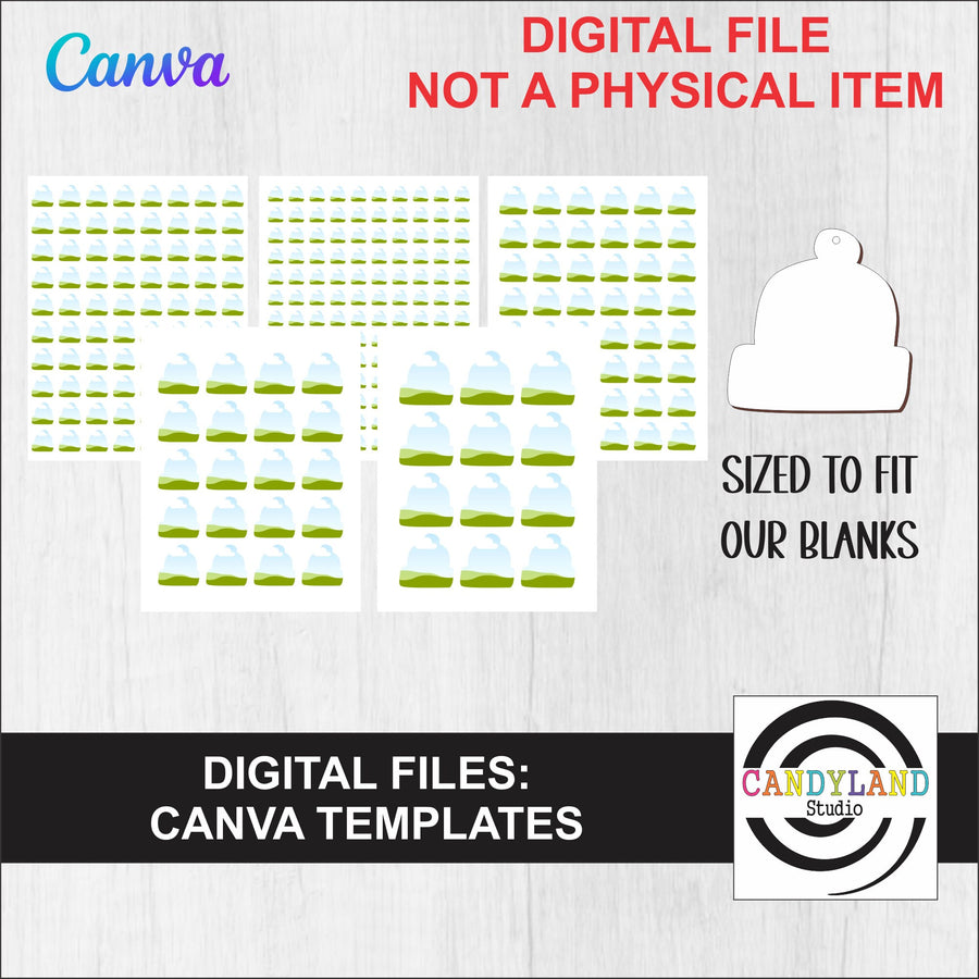a digital file with the words digital files canva templates