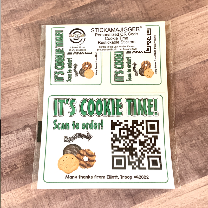 Girl Scout Cookie Order Stickers