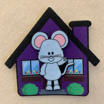 Little Mouse in the House Flannel Board Felt Story Set